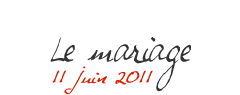 Le mariage